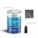 Çift Bileşenli Solventsiz Sıvı Mermer Liquid Marble (Tezgah, Zemin Boyası) - 1 Kg - Grey 10