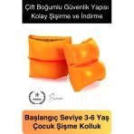 Çift Boğumlu Güvenli 3-6 Yaş Çocuklar İçin Yüzme Kolluk Deniz Havuz Şişme Kolluğu Yüzücü Hava Odalı
