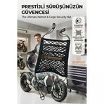 Çift Cepli Ultra Esnek Profesyonel Kask ve Kargo Sabitleme Filesi 723015