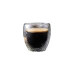 Çift Cidarlı Buzlu Tasarım Kahve, Latte, Su Bardağı, 250 ML, Cam Bardak, 1 Adet - 12220