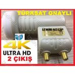ÇİFT ÇIKIŞLI 2 ÇIKIŞ HD ÇİFTLİ İKİLİ 2Lİ TWİN LNB FULL HD GOLD UÇ