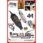 Çift Çok Amaçlı Gravür Profesyonel 4In1 Set: 362 Parça Aksesuar 500W Gravür Hobi Taşlama Mengene Set