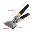 Çift Dallı Kavrama Metal Sac Bükücü Bükme Pensesi, Damla çekiç Dövme çeneleri, Ağır Hizmet Tüm çelik yapı, Metal Için Bükülme, Paslanmaz çelik, Plastik (Dümdüz)
