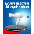 Çift Isı ve Hız Ayarlı Katlanabilir Saç Kurutma Makinesi