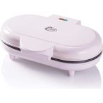 Çift Kalp Waffle Makinesi, 1000W, Yapışmaz Kaplama, Pembe Renk, Tatlı Anlar Için
