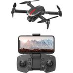 Çift Kamera Drone Uzaktan Kumanda App Destekli Quadcopter Tek Tuş Iniş Kalkış 360 Roll - Siyah