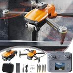 Çift Kamera ve Bataryalı Drone Ekranlı Uzaktan Kumanda App Destekli Quadcopter Tek Tuş Iniş Kalkış - Çok Renkli