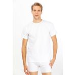 Çift Kaplan 947 Beyaz Erkek T-shirt