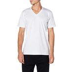 Çift Kaplan, Erkek, 945, Süprem V Yaka T-shirt Fanila, Beyaz (Beyaz 100), X-L (Üretici ölçüsü: XL)
