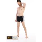 Çift Kaplan Erkek Elastanlı Biyeli Siyah Boxer 0850 6'lı Ekonomik Paket - XL