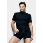 Çift Kaplan Erkek Süprem Amerikan Yaka Siyah T-Shirt 930 6'lı Paket - 2XL