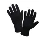 Çift Kat Orlon Kışlık Eldiven Bay-bayan (unisex) siyah siyah