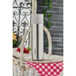 Çift Kat Paslanmaz Çelik 750ML Termos ( Çay Kahve Piknik Kamp Outdoor Ofis Otel Kafe Okul Mama) - Açık Krem