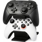 Çift Katlı Universal Gamepad Standı | Xbox – Playstation – Pc Kumanda Düzenleyici | Masaüstü Düzen & Sergileme Standı - Siyah
