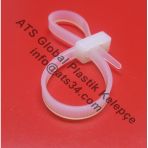 Çift Kilitli Kablo Bağı Plastik Cırt Kelepçe 4.8X165 200 Adet