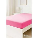 Çift Kişilik Düz Penye %100 Pamuklu Lastikli Çarşaf 160X200 Newsheet Mor