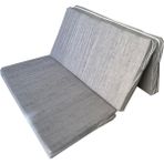 Çift Kişilik Katlanır Yer Yatağı ve Sünger Yatak Katlanır Minder Yatak 120X195X8 Cm-Gri - Çok Renkli - 120 x 180 x 8 cm