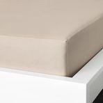 Çift Kişilik Lastikli Çarşaf, Açık Bej Renk Ikea Ölçü 120x200 Cm Pamuklu Bej-140x200