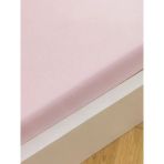 Çift Kişilik Lastikli Çarşaf Pembe