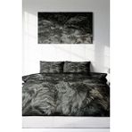 Çift Kişilik Lastikli Çarşaflı Pamuk Saten Nevresim Takımı - Foster - 220 x 220 cm