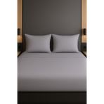 Çift Kişilik Nevresim Takımı % 100 Pamuk - Gri - 200 x 220 cm