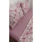 Çift Kişilik Nevresim Takımı % 100 Pamuk - Mor - 200 x 220 cm