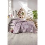 Çift Kişilik Ranforce Nevresim Takımı %100 Pamuklu Zarafet - Renkli - 200 x 220 cm