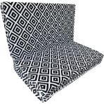 Çift Kişilik Sünger Yatak Katlanır Minder Yatak 120X195X8 Cm-Mozaik-Katlanır Yer Yatağı - Çok Renkli - 120 x 180 x 8 cm