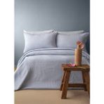 Çift Kişilik Yatak Örtüsü Set Savoy Indıgo - Yatak Ortusu Set - Azur Mavi - 220 x 240 cm