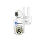 Çift Lens PTZ Wifi güvenlik IP kamera hızlı Dome açık otomatik izleme gece görüşlü