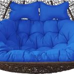 Çift Salıncak Asılı Yumurta Sandalye Minderleri Standlı 170x119 cm Hamak Koltuk Minderi Üstün Konfor İç/Dış Mekan Rahatlaması için Mükemmel