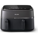 Çift Sepetli Airfryer 3000 Serisi, 2750W, 9l, Siyah - Ahşap