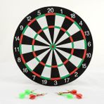 Çift Taraflı 40 Cm Dart Tahtası Ve 6 Adet Ok
