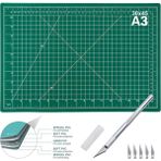 Çift Taraflı, A3 Boy, Kesim Matı ve Kretuar Bıçağı, 30X45 Cm, Kesim Altlığı, Kesme Tablas�