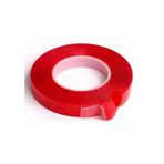 Çift Taraflı Bant 25mm X 5mt Kırmızı Şeffaf