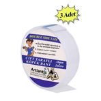 Cift Tarafli Bant Kopuk Bant 38Mm X 2Mt 3 Adet Cerceve Tablo Hali Yapistirma Bandi Ic Ve Dis Mekan Super Guclu Kopuk Bant