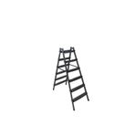 Çift Taraflı Dayanıklı 6+6 Metal Basamaklı Merdiven