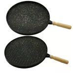 Çift Taraflı Döküm Granit Bazlama - Gözleme Tavası 36Cm Go53/01744