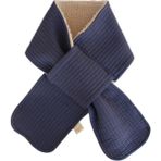 Çift Taraflı Kapitone Atkı (Peluş Astarlı) - Standart - Lacivert