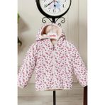 Çift Taraflı Kız Bebek Çocuk Mont 51344 - Kırmızı - 4 Yaş