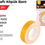 Çift Taraflı Köpük Bant 19mm x 2m 1 adet