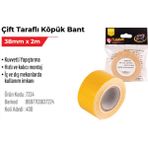Çift Taraflı Köpük Bant 38MM x 2m 1 Adet - Beyaz