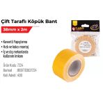 Çift Taraflı Köpük Bant 38Mm X 2M