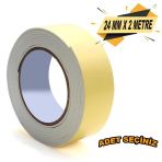 Çift Taraflı Köpük Bant Eva Montaj Bandı Beyaz 24 Mm X 2 Metre