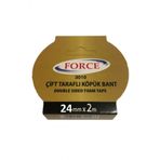 Cift Tarafli Kopuk Bant Force 24Mm X 2 Metre Kq-012
