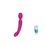 Çift Taraflı Masaj Aleti Ve G-spot Uyarıcı 7 Modlu Titreşimli Şarjlı Vibratör+jel