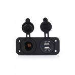 Cift Usb Arac Sarj Soketi Ve Cakmaklik