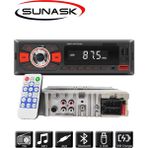 Çift USB Bluetooth Oto Teyp, Radyo, Sd, Aux, Kumandalı, Amfi Çıkışlı - Altın