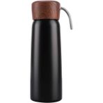 Çift Vakumlu Çelik 380 ml Siyah Termos