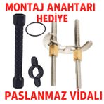 Çift Vidalı Batarya Ay Takımı + Somun Sıkma Anahtarı Hediyeli ...